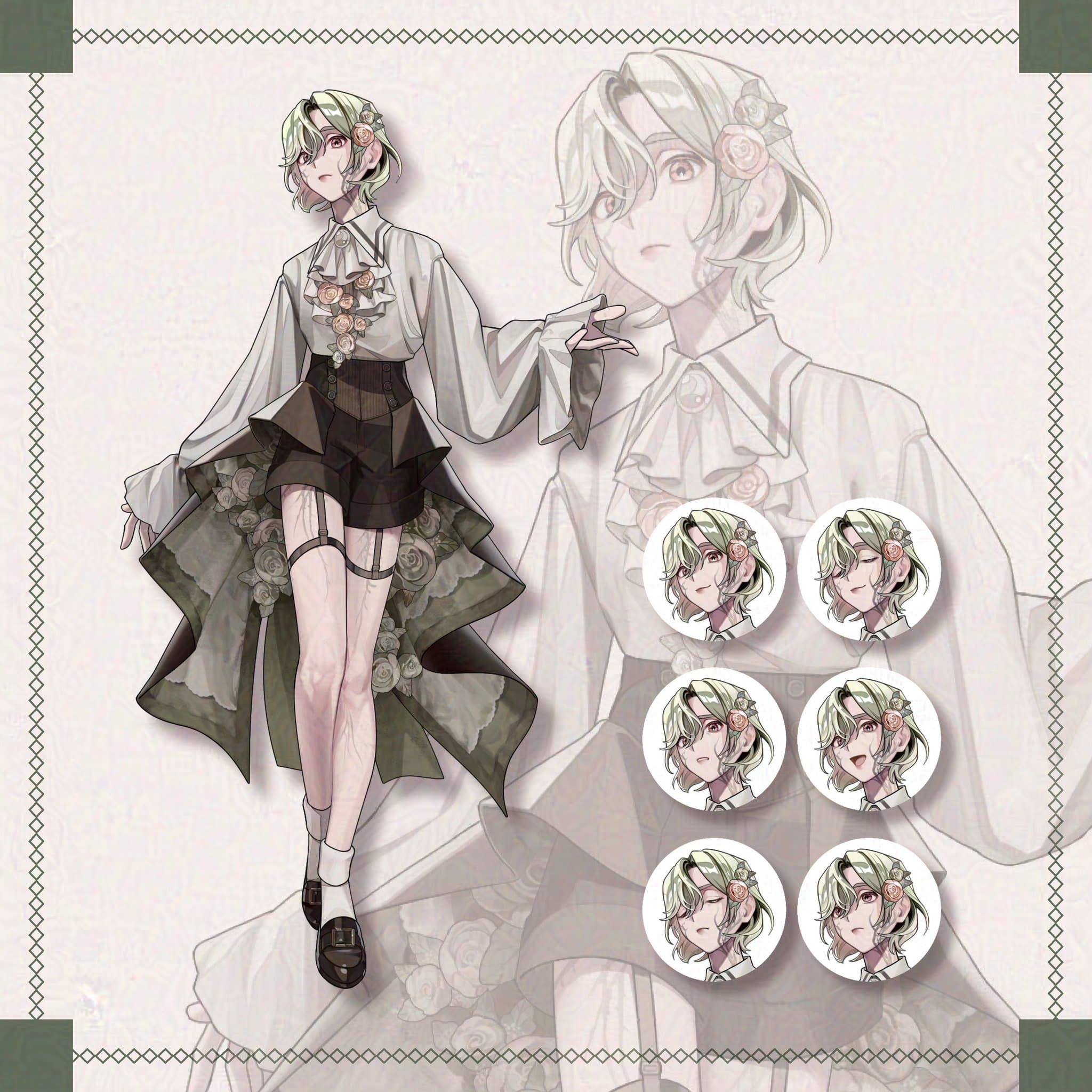 立ち絵(表情差分付き)