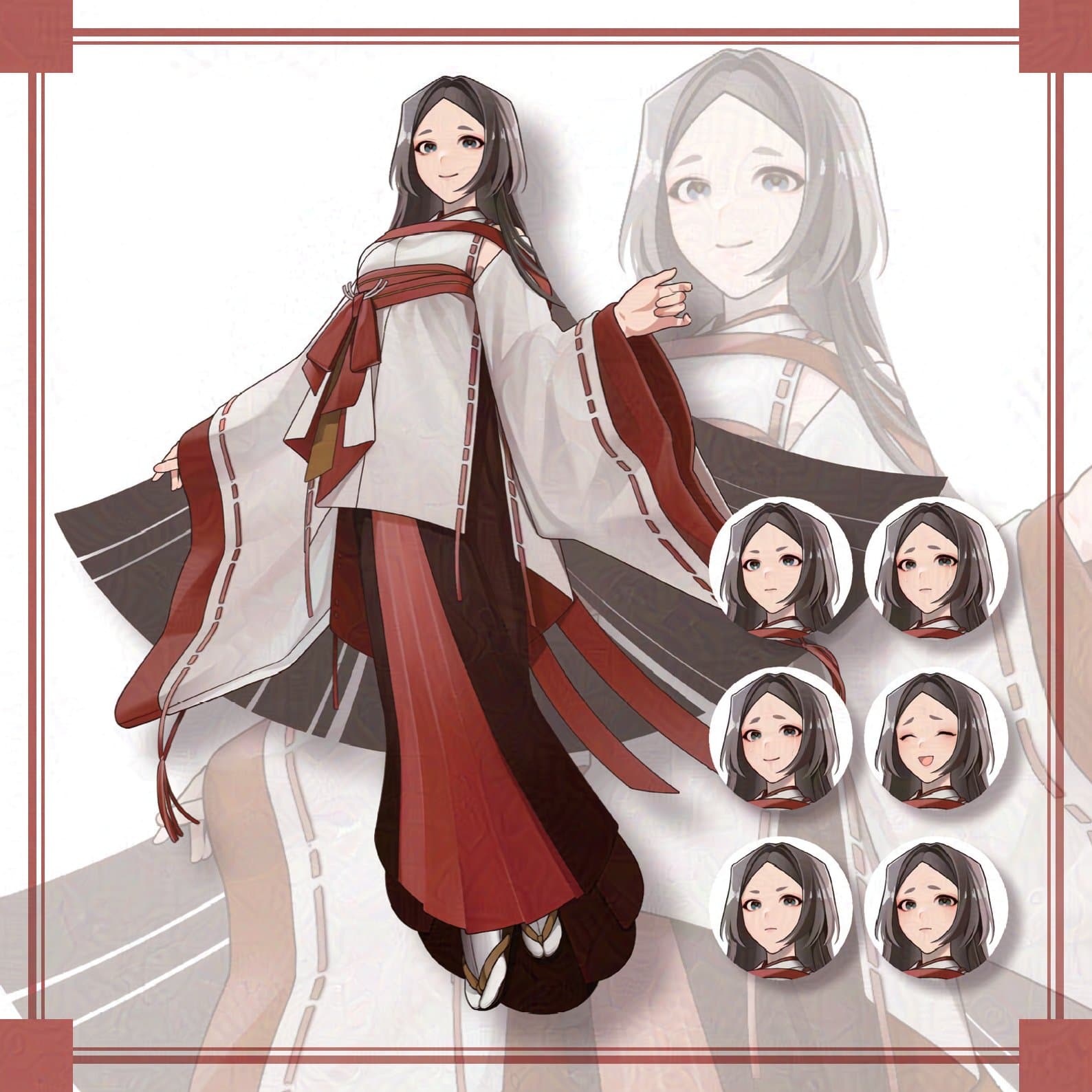 立ち絵(表情差分付き)